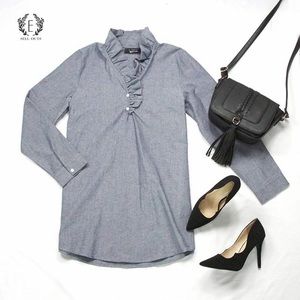XS Chambray boutique (b. Berry) tunic